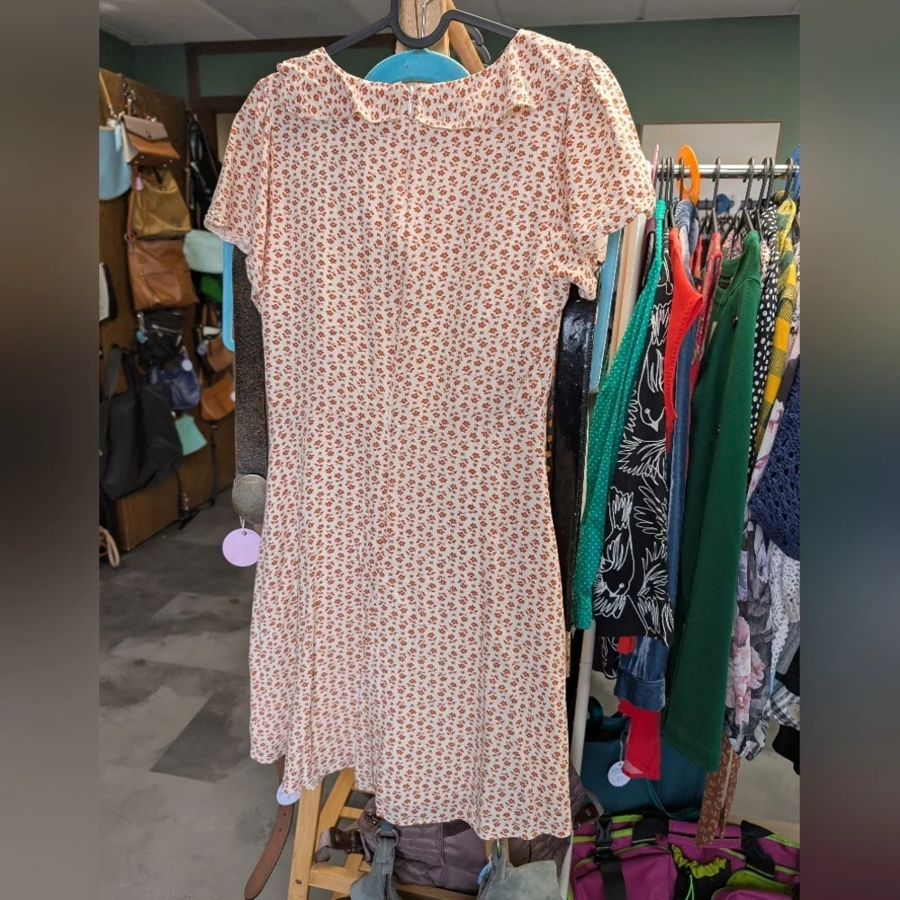 Madewell Floral V-Neck Dress, Women's 00 - Picture 5 of 7